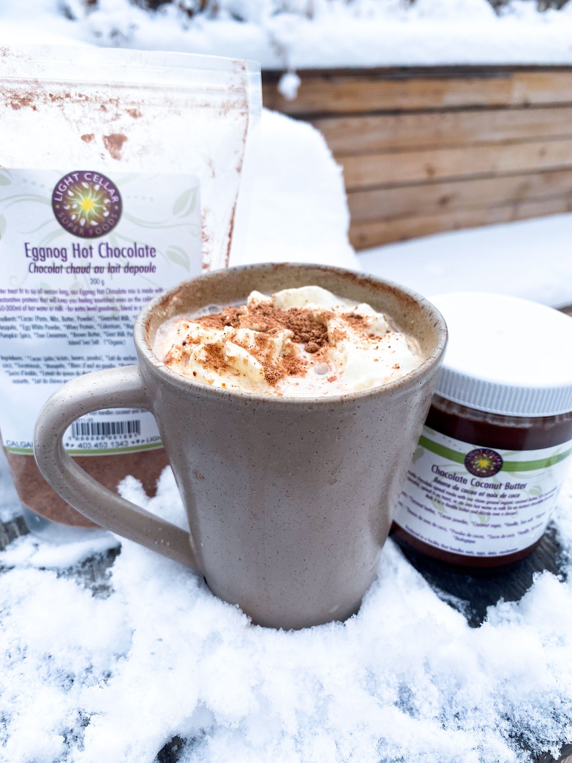 The Holiday Mocktail Series: Eggnog Hot Chocolate