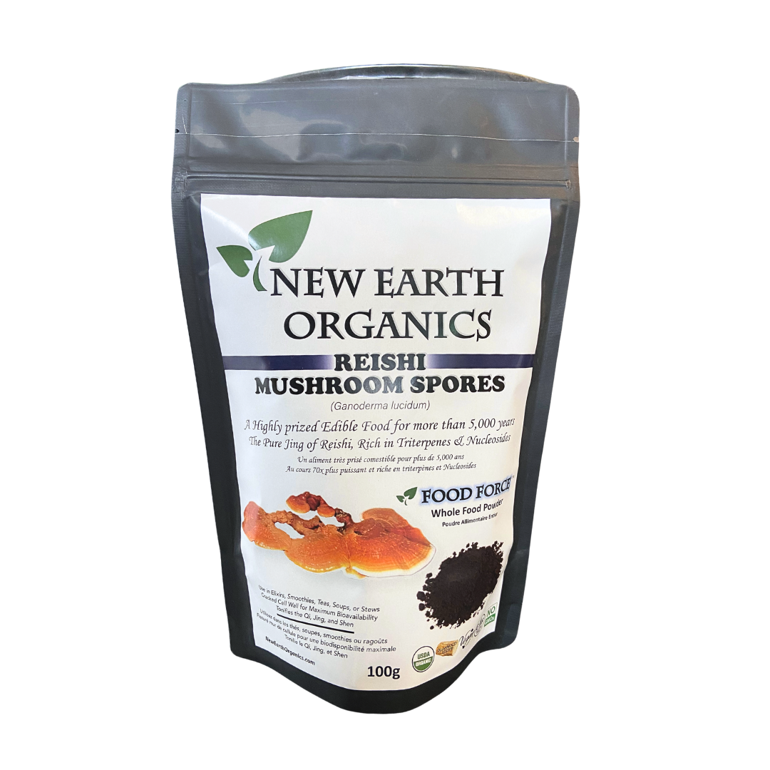 New Earth Organics Reishi Spore Powder