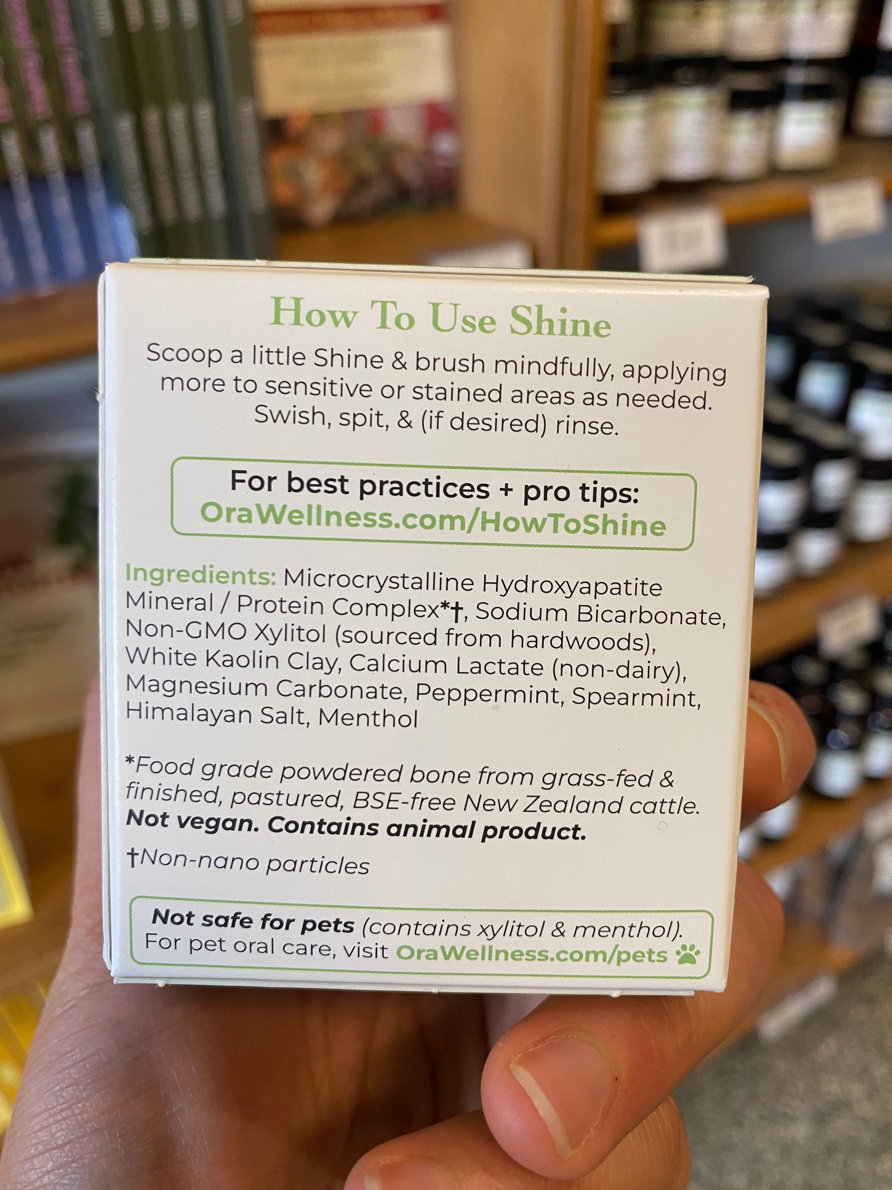 Shine Tooth Powder Mint (OraWellness)