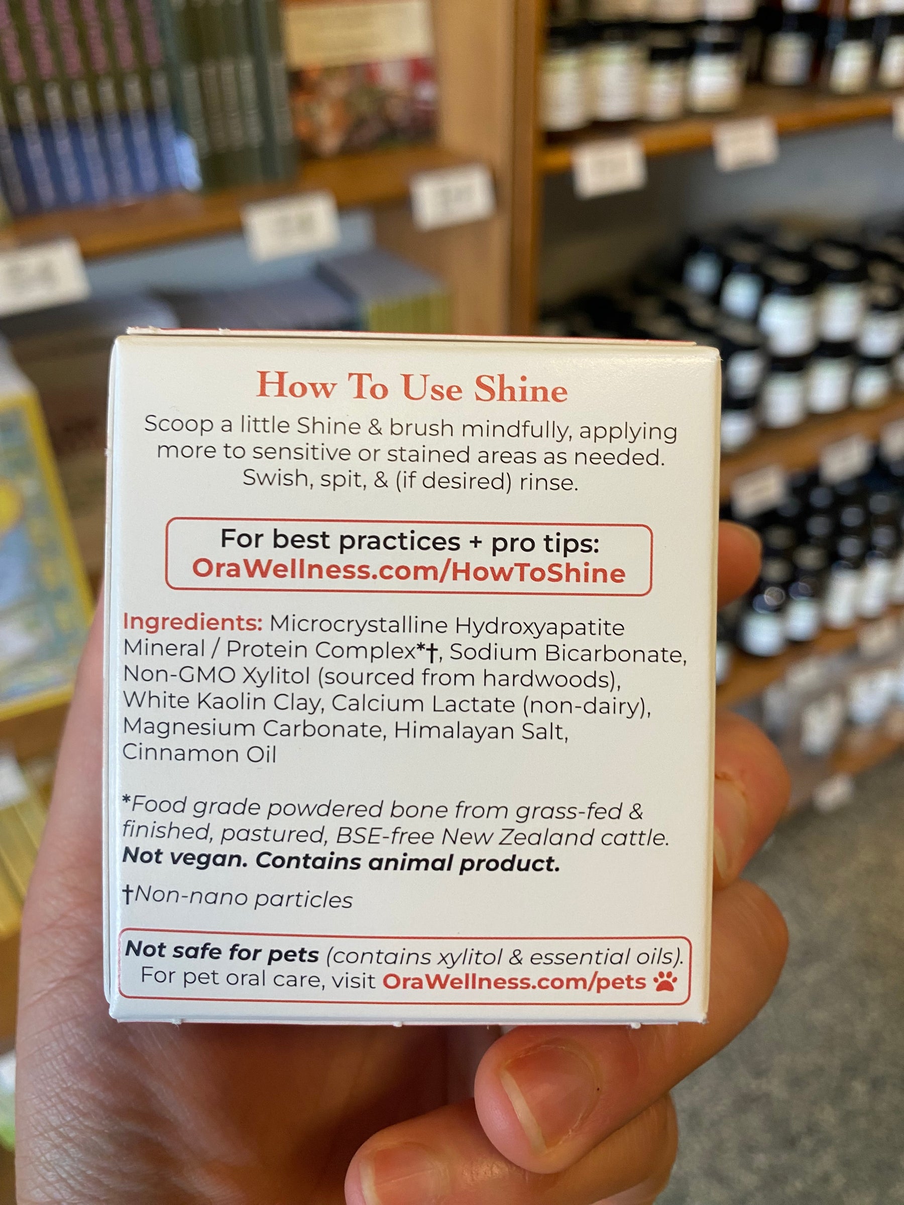 Shine Tooth Powder Cinnamon (OraWellness)