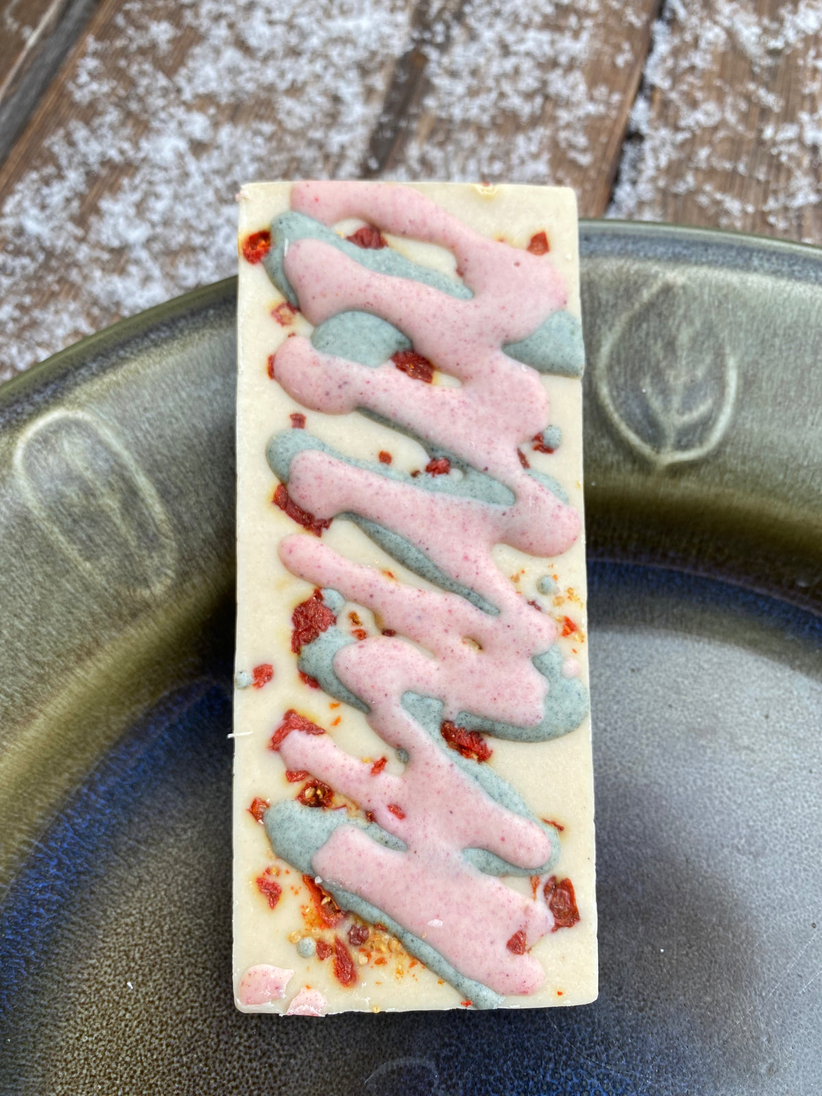 Candy Cane Mane - White Chocolate Bar