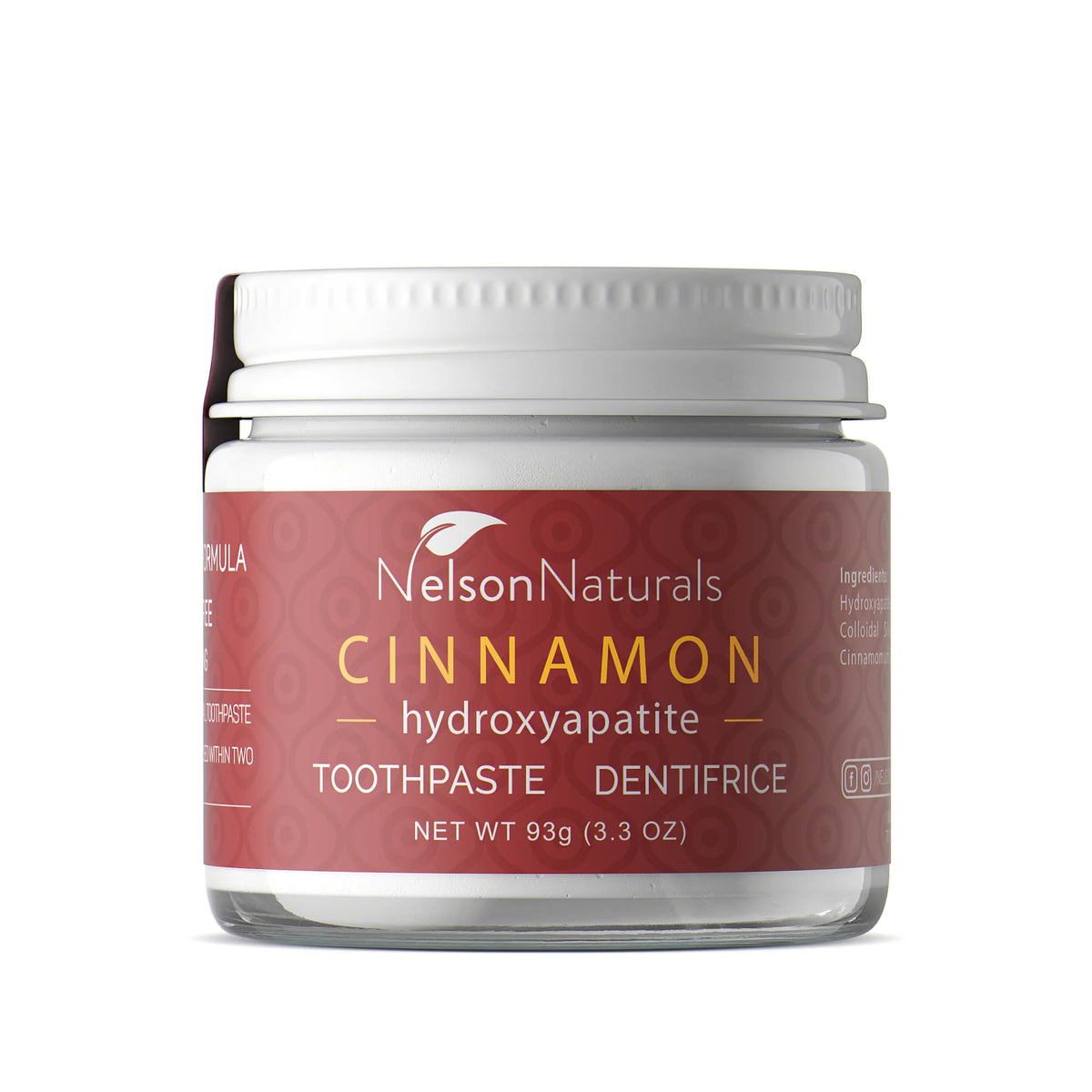 Nelson Naturals Cinnamon Hydroxyapatite Toothpaste