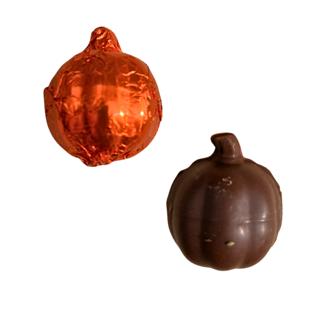 Pumpkin Spice Mini Chocolate Pumpkins