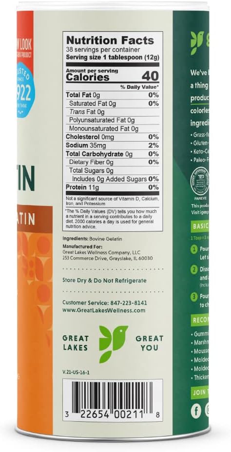 Great Lakes Gelatin Unflavoured