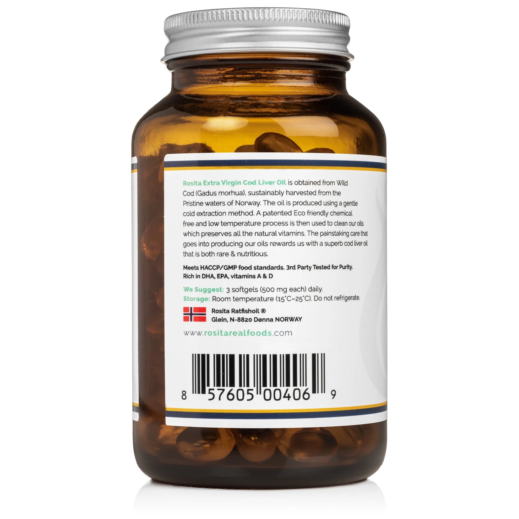 Cod Liver Oil Rosita - Capsules