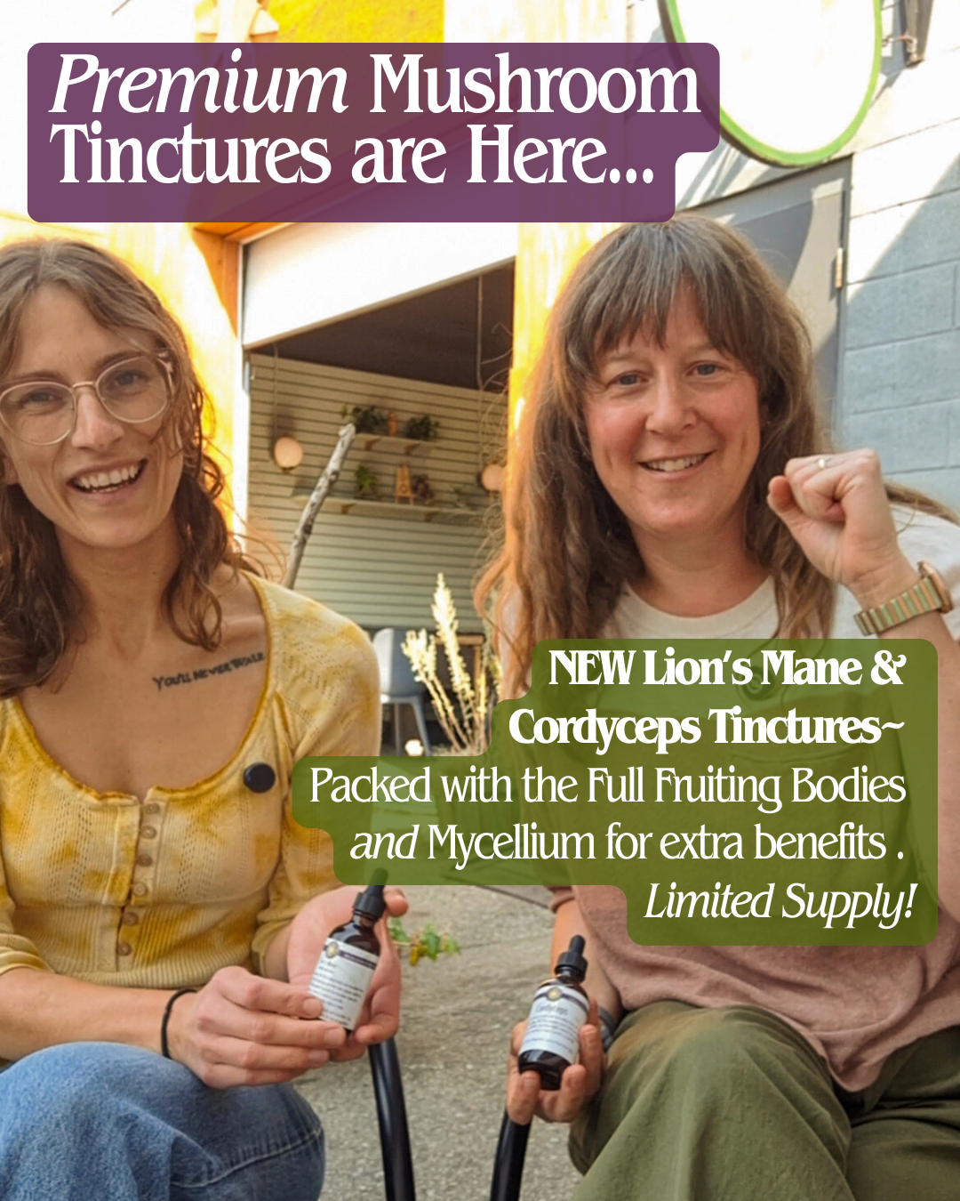 Meet Our Most Potent Lion’s Mane & Cordyceps Tinctures Yet
