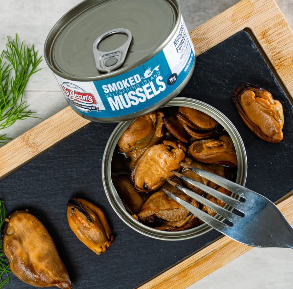 Smoked Pacific Mussels