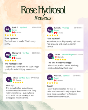 Radiant Skin Hydrosol Trio - Local delivery/pick-up only