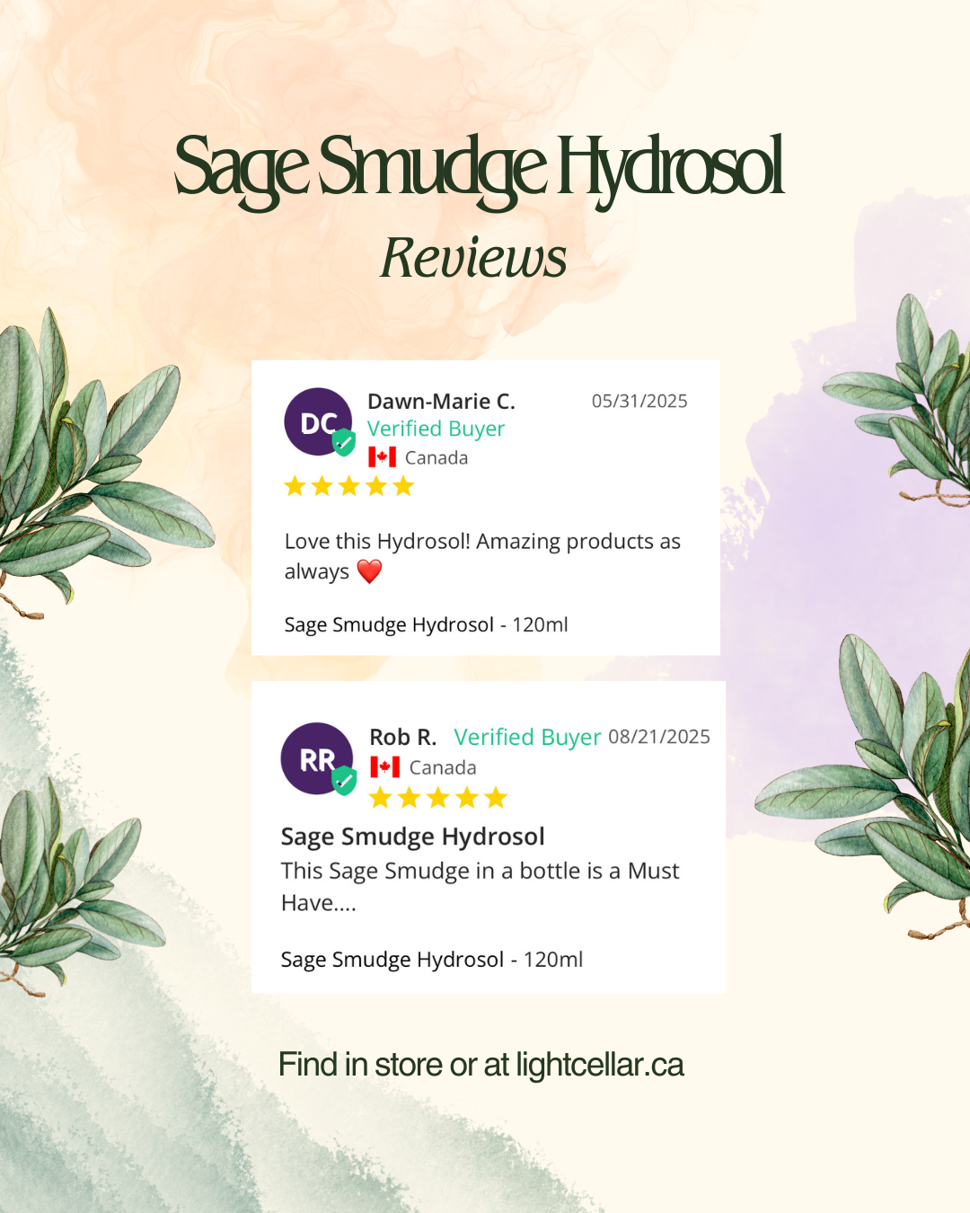 Sacred Space Hydrosol Trio - Local delivery/pick-up only