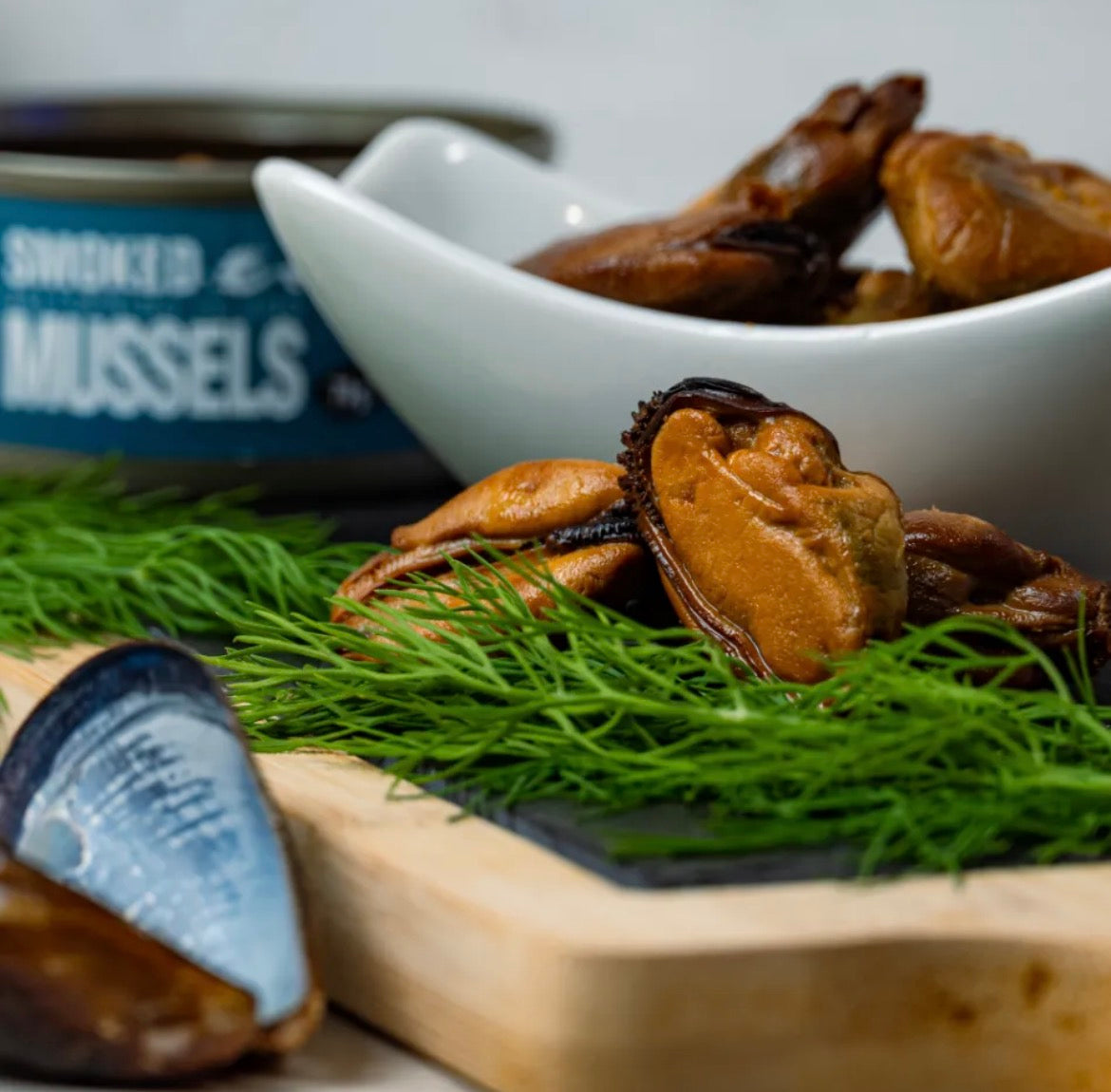 Smoked Pacific Mussels