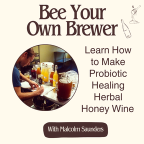 Bee Your Own Brewer: Learn How to Make Probiotic Healing Herbal Honey Wine - March 14