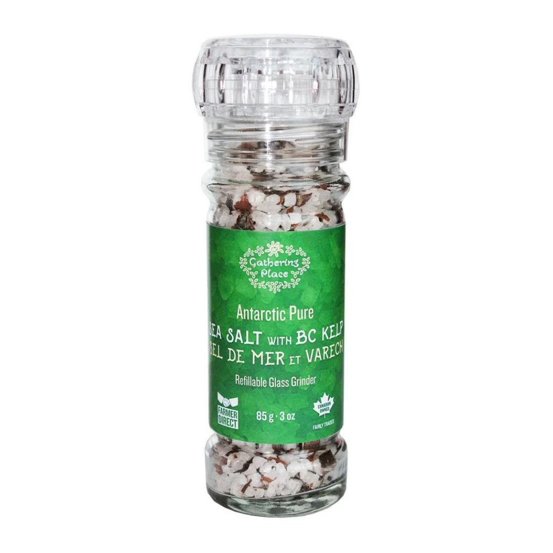 Gathering Place Antarctic Salt with BC Kelp Grinder