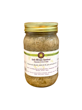 Garlic Dill-icious Sauerkraut