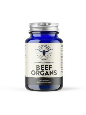 Higher Healths Beef Organs capsules - 100% Grass-Fed/Grass Finished, Freeze Dried