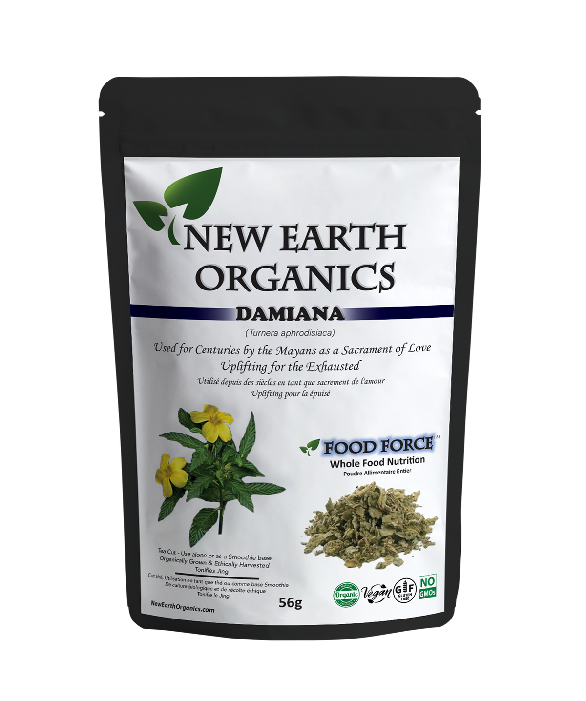 New Earth Organics Damiana Leaf