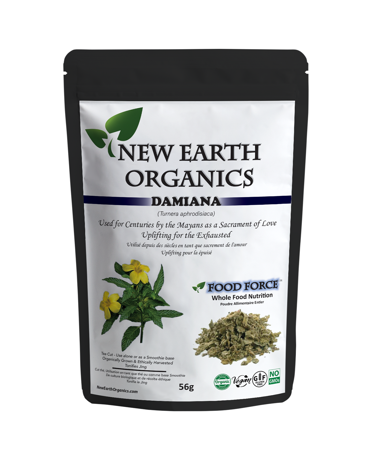 New Earth Organics Damiana Leaf