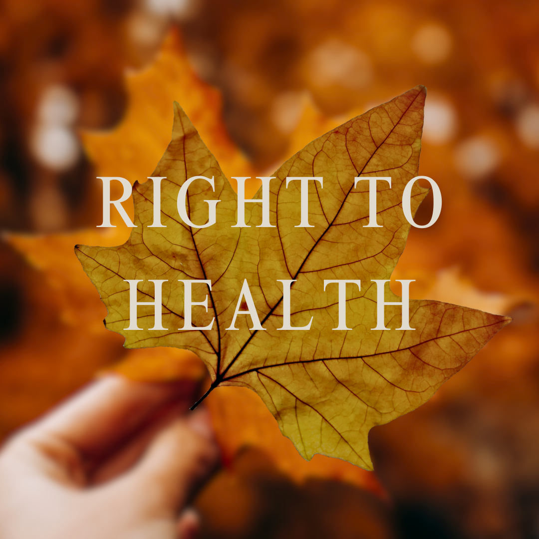 Right to Health: Natural Health Products Info & Empowerment Sessions - Ongoing Series
