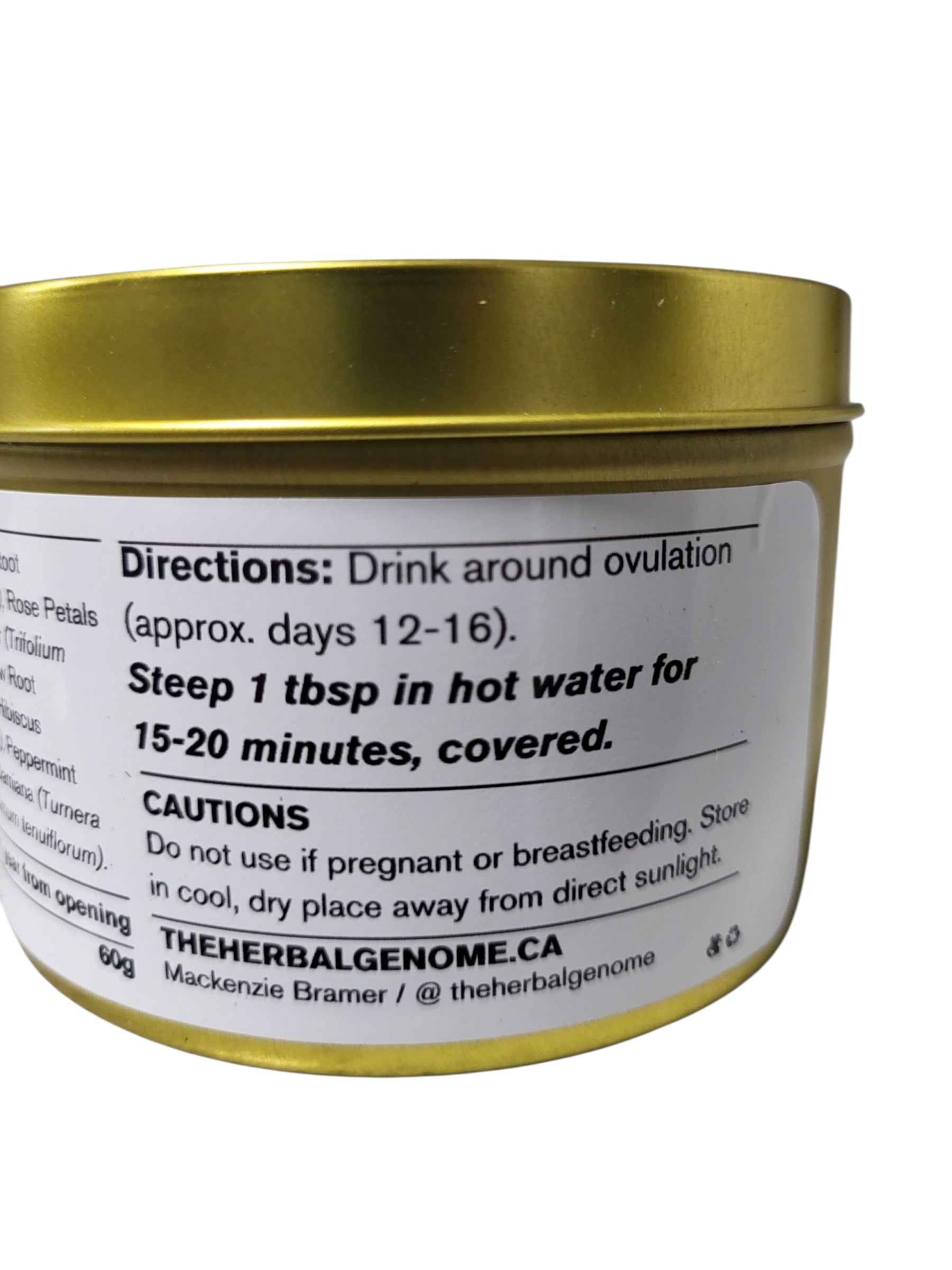 The Herbal Genome Ovulation Phase Tea