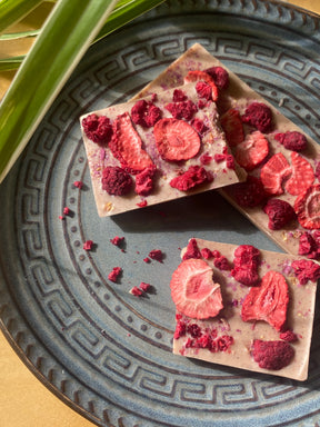 Rosy Radiance White Milk Chocolate Bar