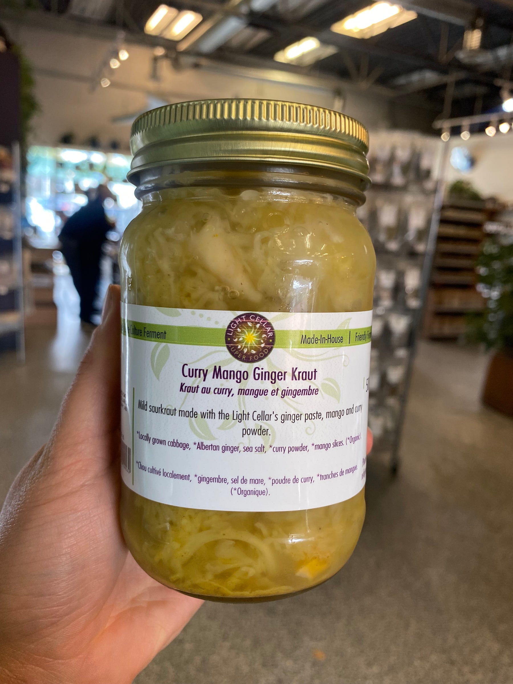 Curry Mango Ginger Kraut
