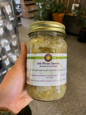 Garlic Dill-icious Sauerkraut