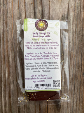 Zesty Orange Chocolate Bar