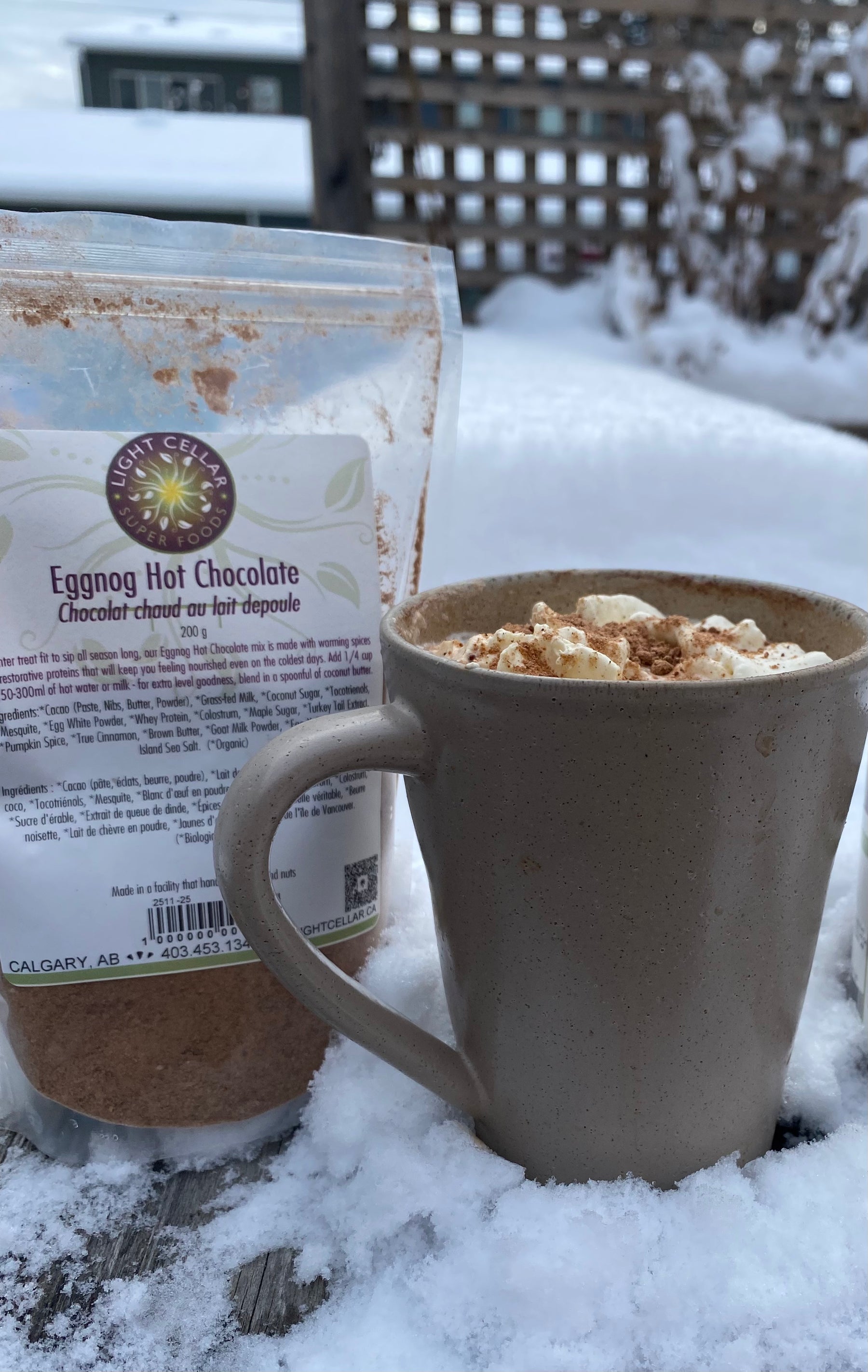 Eggnog Hot Chocolate