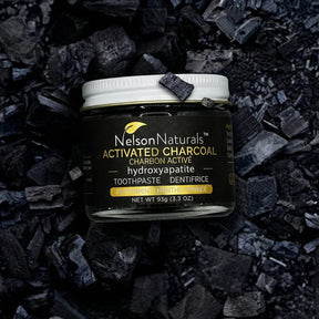 Nelson Naturals Activated Charcoal with Hydroxyapatite Toothpaste
