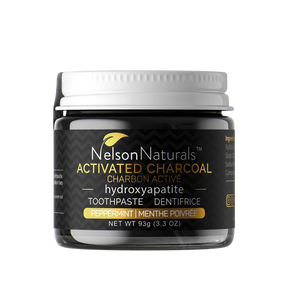 Nelson Naturals Activated Charcoal with Hydroxyapatite Toothpaste