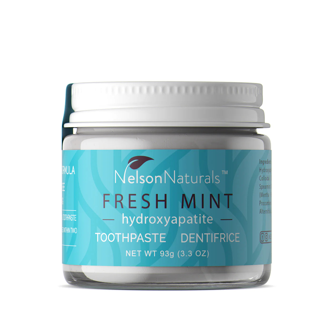 Nelson Naturals Fresh Mint with Hydroxyapatite Toothpaste