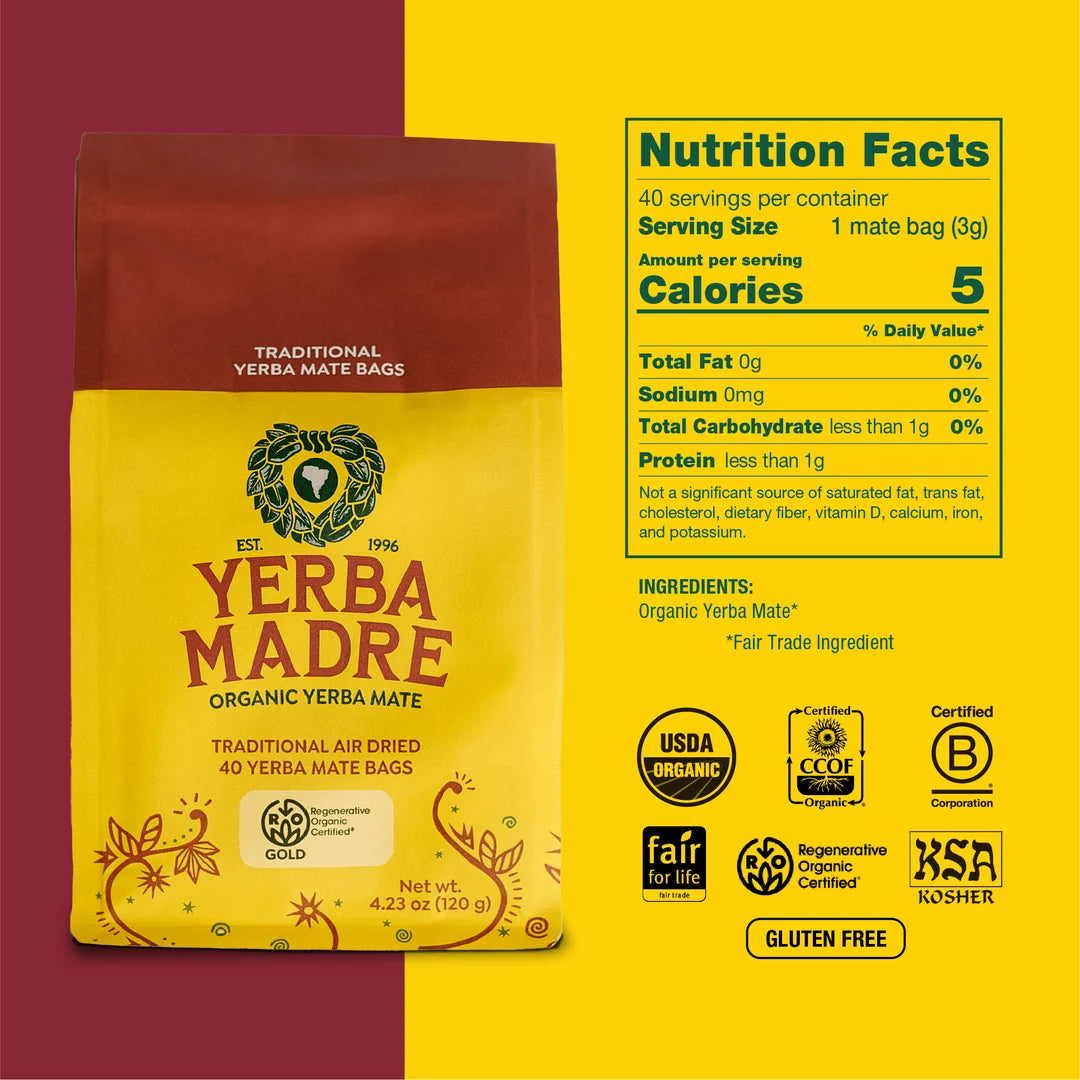 Yerba Madre Yerba Mate Tea Bags
