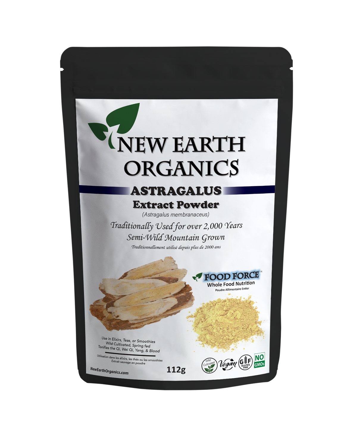 New Earth Organics Astragalus Extract Powder