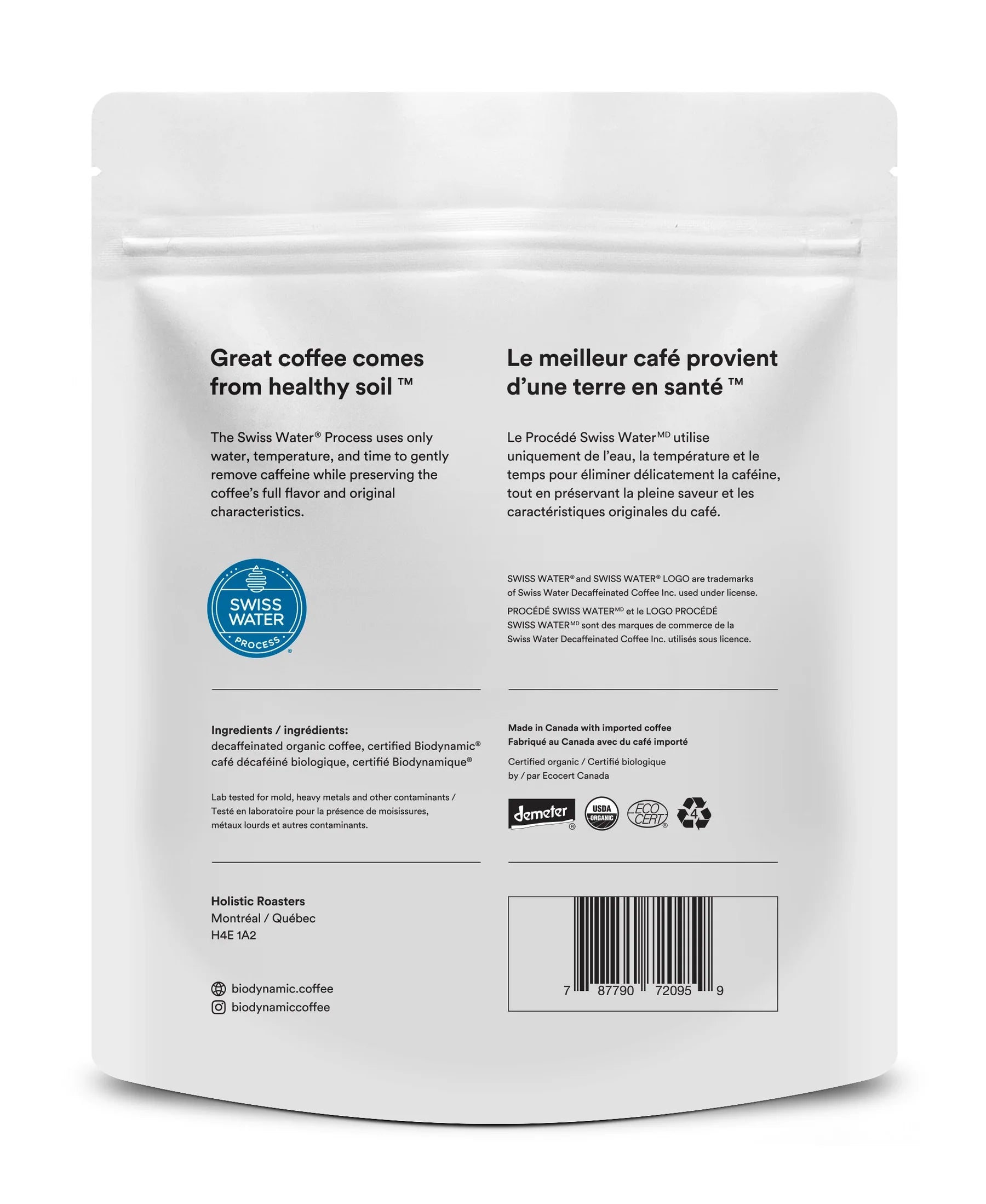 Holistic Roasters Decaf Medium Roast