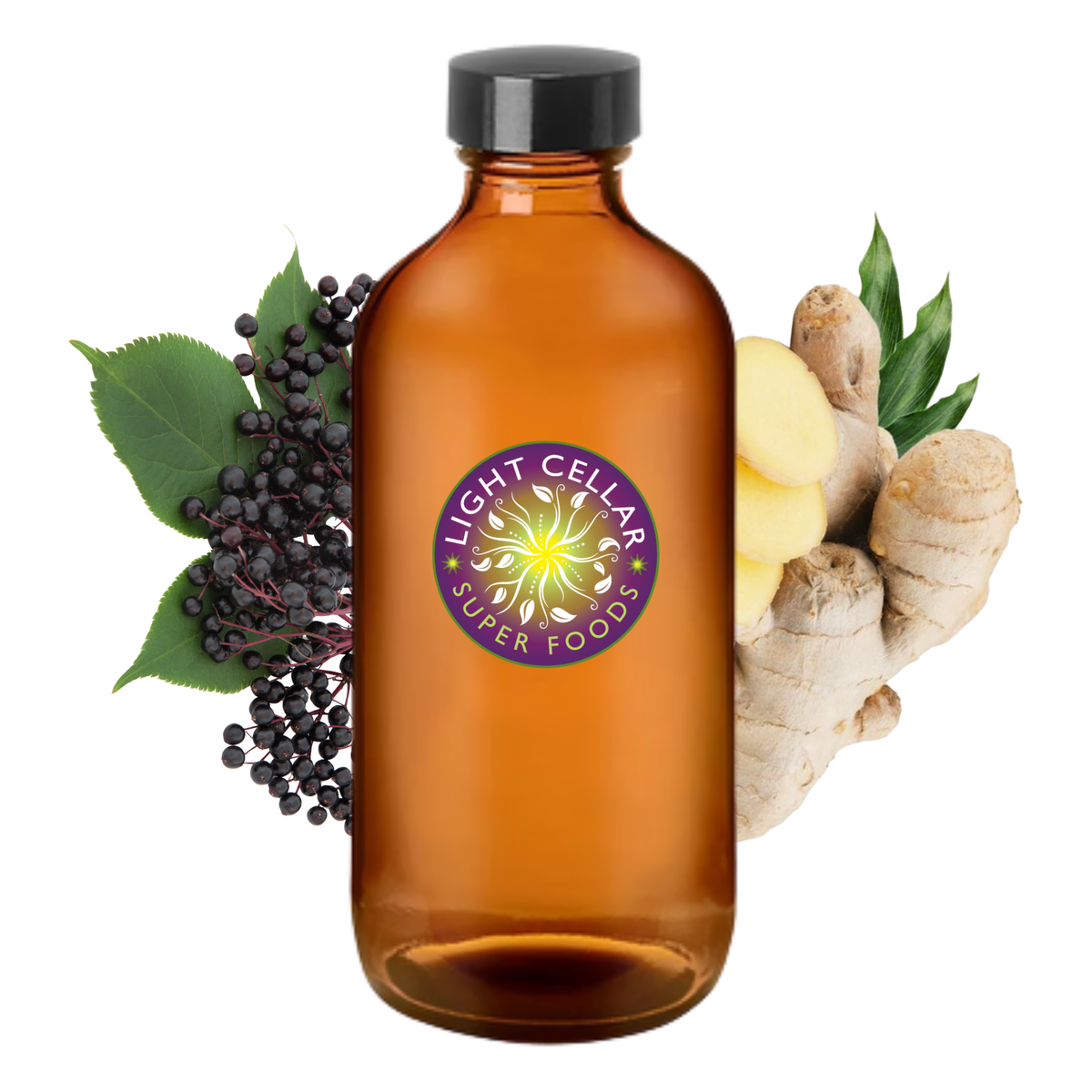 Elderberry Ginger Syrup