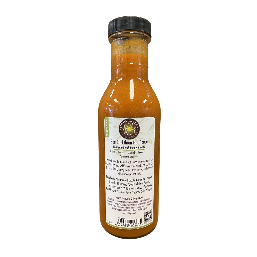 Sea Buckthorn Hot Sauce – Local Delivery or In-store Pick-up Only