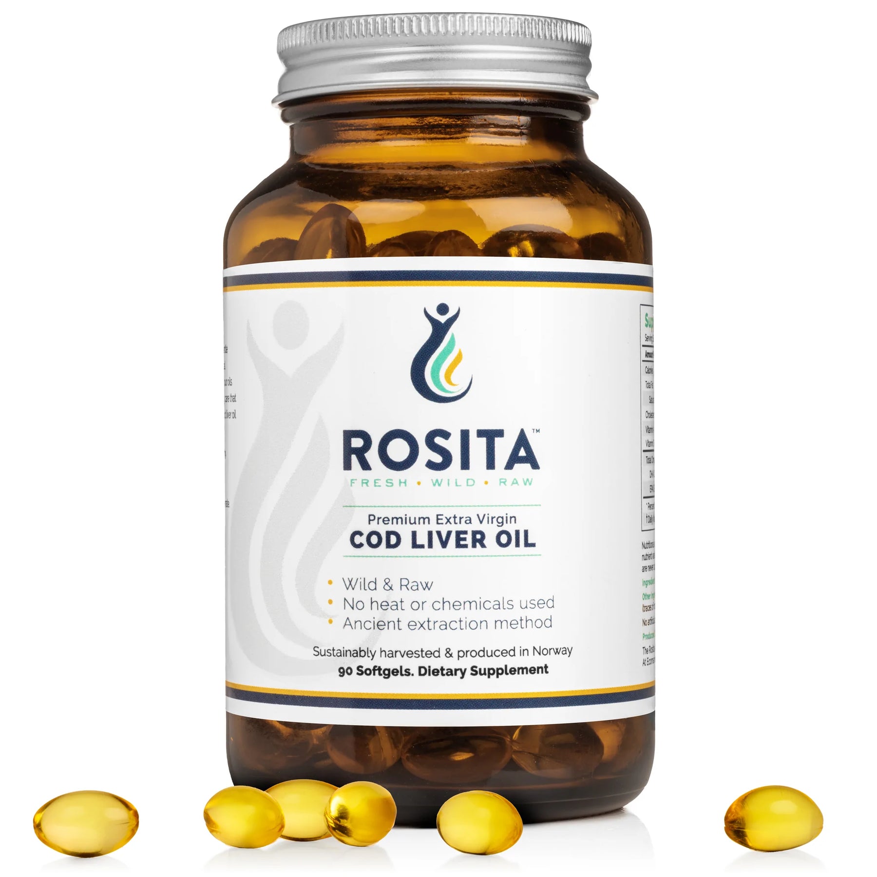 Cod Liver Oil Rosita - Capsules