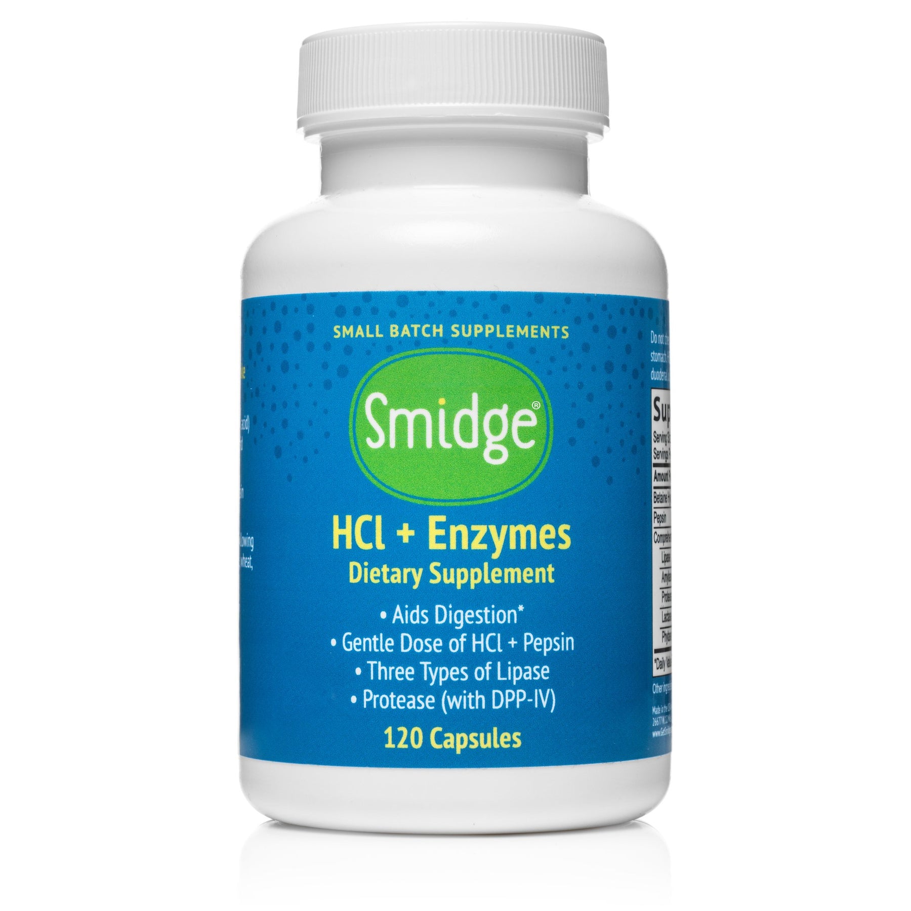 Smidge HCL + Enzymes